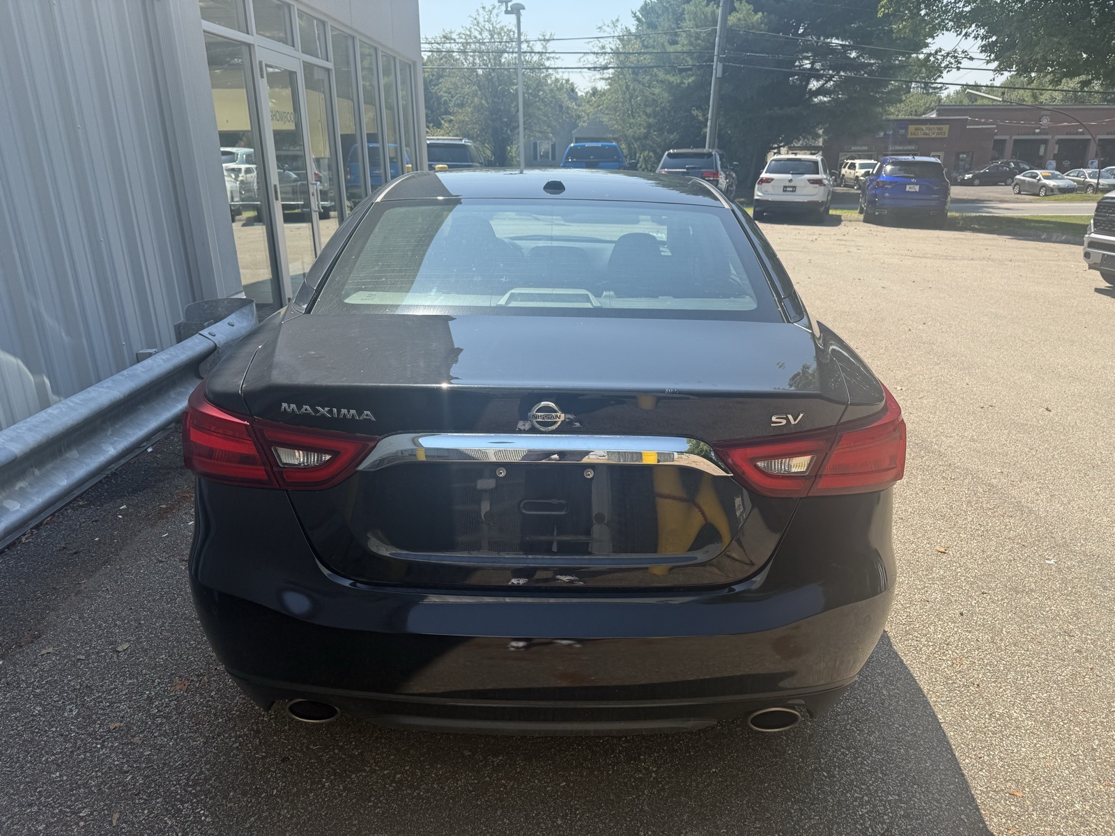 2017 Super Black Nissan Maxima 3.5 SV FWD Sedan