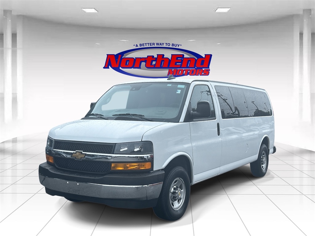 2024 Summit White Chevrolet Express Passenger LT RWD Van