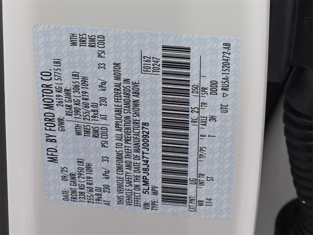 new 2026 Lincoln Nautilus car, priced at $61,670