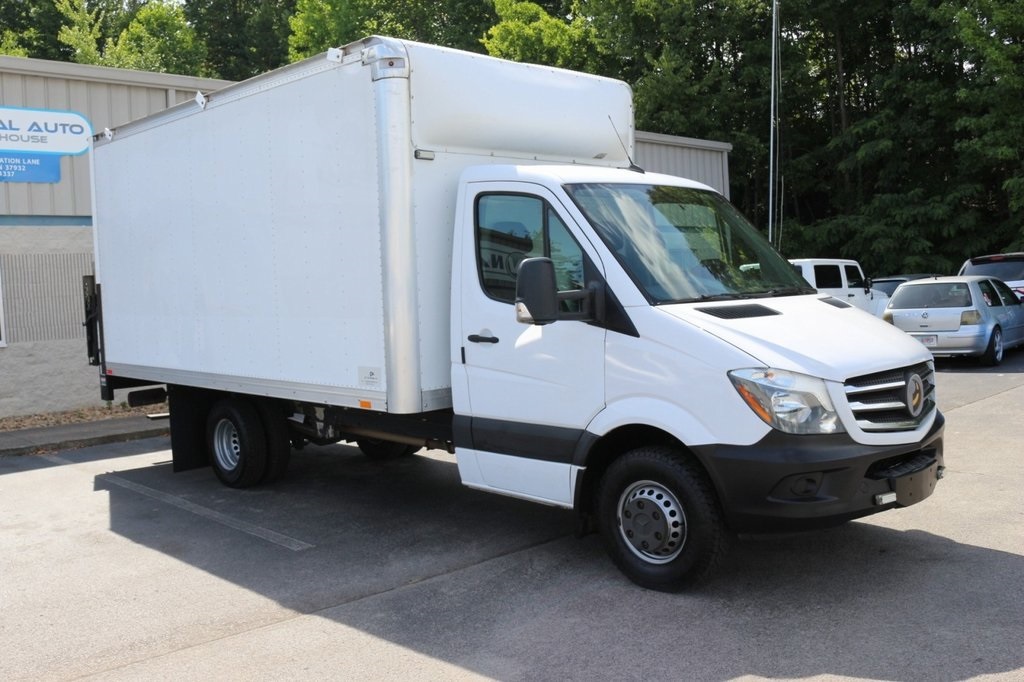 Used 2018 Mercedes-Benz Sprinter 3500 Standard Cab Standard Roof DRW 4x2 Box Truck for sale #SP1456 - photo 1