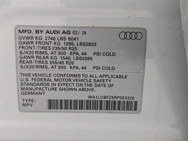 used 2024 Audi Q4 e-tron car, priced at $32,981