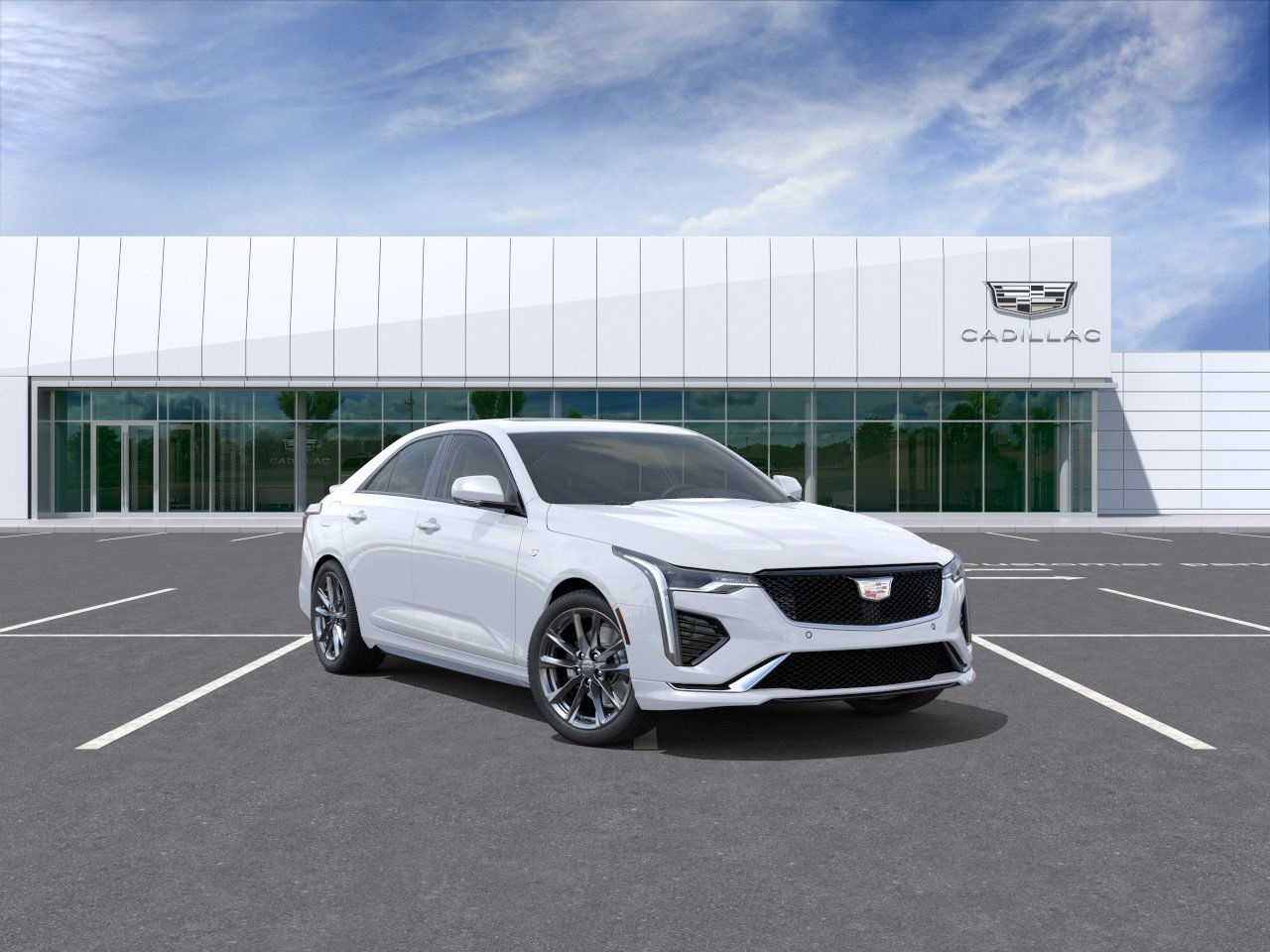 new 2026 Cadillac CT4 car, priced at $47,970