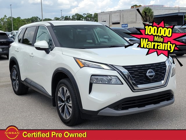 2023 Pearl White Tricoat Nissan Rogue SV SUV