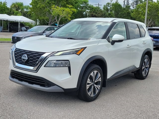 2023 Pearl White Tricoat Nissan Rogue SV FWD SUV