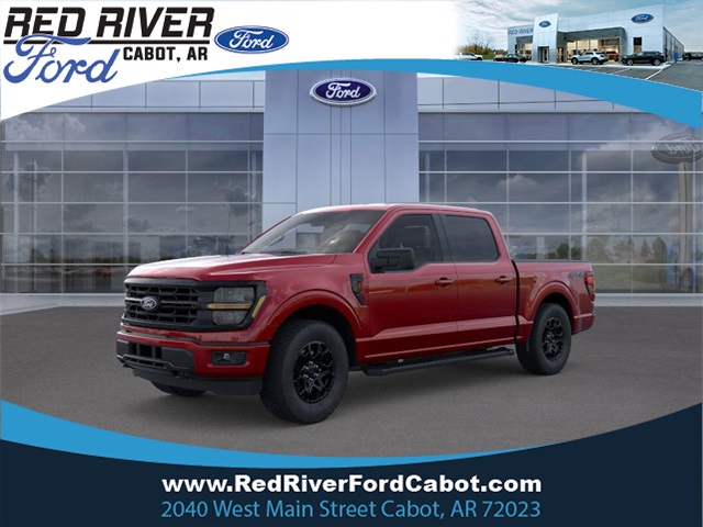 2025 Rapid Red Metallic Tinted Clearcoat Ford F-150 XLT Truck
