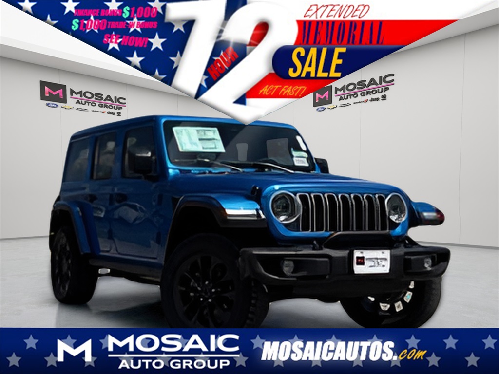 New 2025 Jeep Wrangler Sahara 4xe SUVs