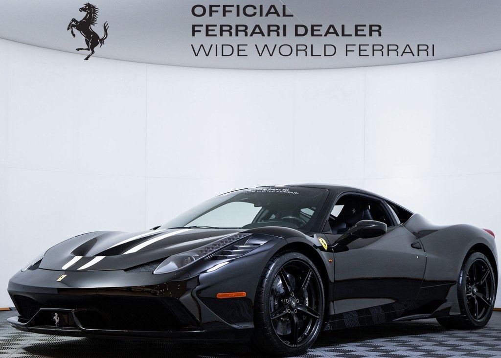 Certified Pre-Owned 2015 Ferrari 458 Italia Speciale 2D Coupe in
