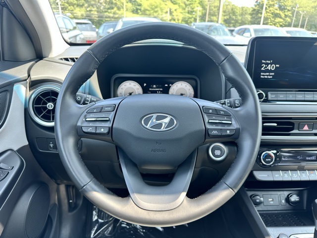 2022 Ultra Black Pearl Hyundai Kona Limited AWD SUV