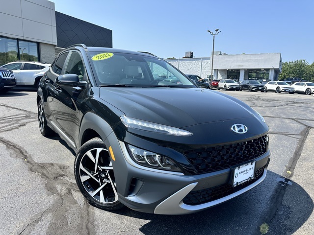 2022 Ultra Black Pearl Hyundai Kona Limited AWD SUV