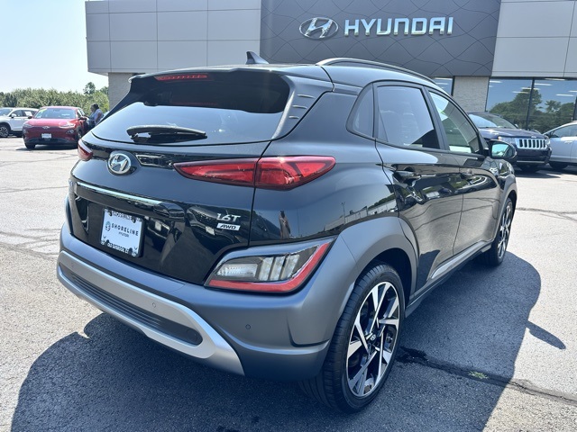 2022 Ultra Black Pearl Hyundai Kona Limited AWD SUV