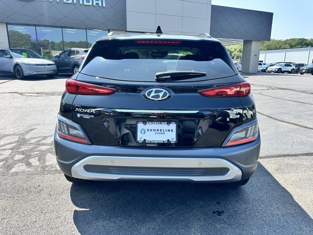 2022 Ultra Black Pearl Hyundai Kona Limited AWD SUV