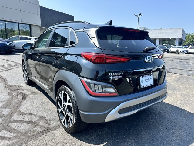 2022 Ultra Black Pearl Hyundai Kona Limited AWD SUV