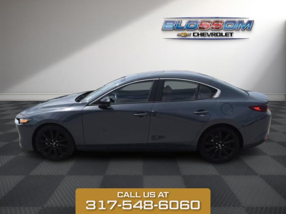 2024 Gray Mazda Mazda3 Sedan 2.5 S Carbon Edition AWD Sedan