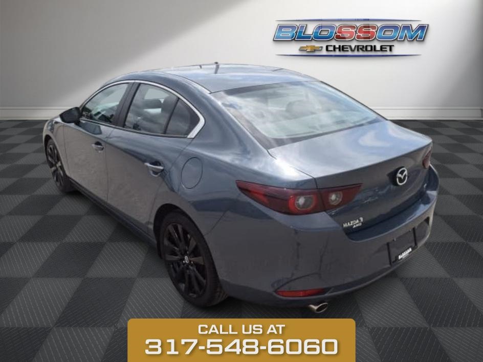 2024 Gray Mazda Mazda3 Sedan 2.5 S Carbon Edition AWD Sedan