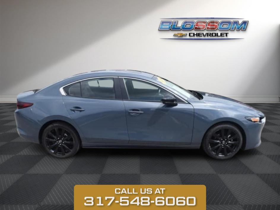 2024 Gray Mazda Mazda3 Sedan 2.5 S Carbon Edition AWD Sedan
