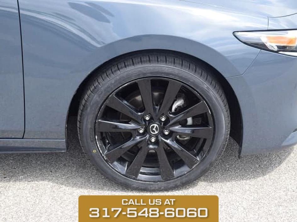 2024 Gray Mazda Mazda3 Sedan 2.5 S Carbon Edition AWD Sedan
