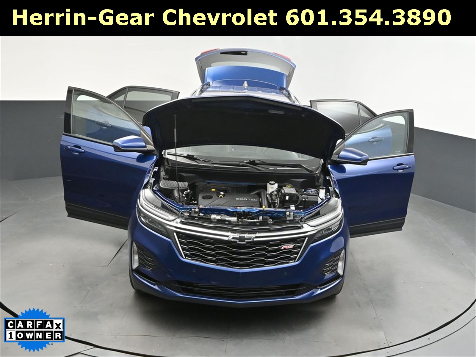 2022 Blue Glow Metallic Chevrolet Equinox RS FWD SUV