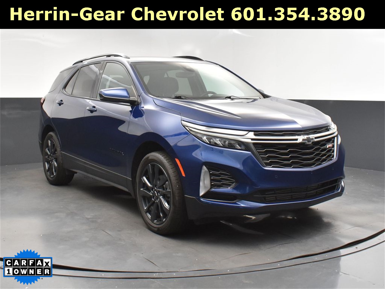 2022 Blue Glow Metallic Chevrolet Equinox RS FWD SUV