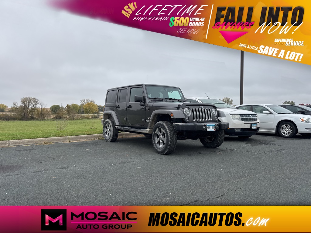 Used 2017 Jeep Wrangler Unlimited Sahara SUVs