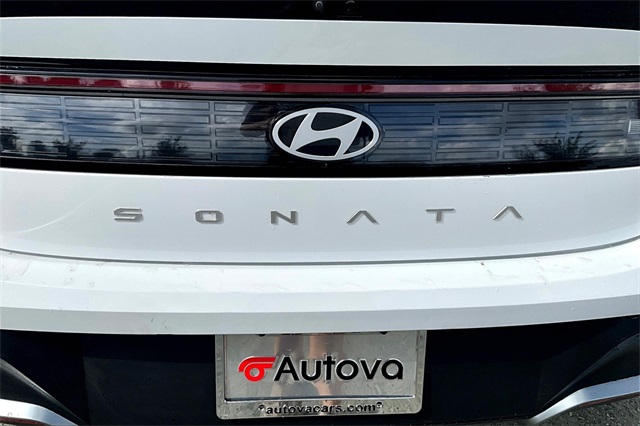 2024 Serenity White Hyundai Sonata SEL FWD Sedan