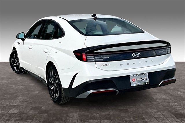 2024 Serenity White Hyundai Sonata SEL FWD Sedan