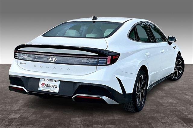 2024 Serenity White Hyundai Sonata SEL FWD Sedan