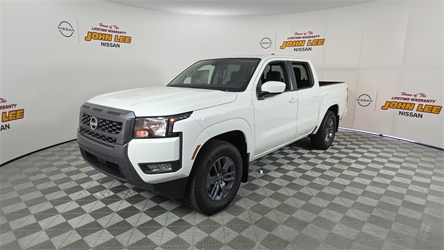 2025 Glacier White Nissan Frontier SV Truck