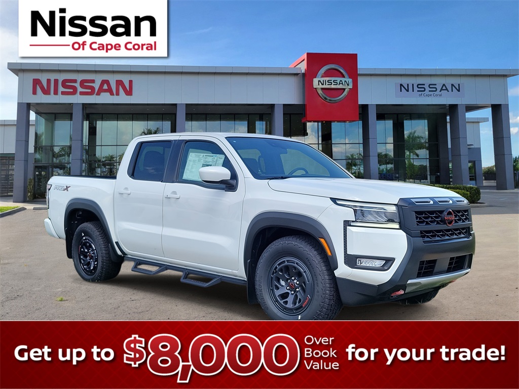 2025 Glacier White Nissan Frontier PRO-X RWD Truck