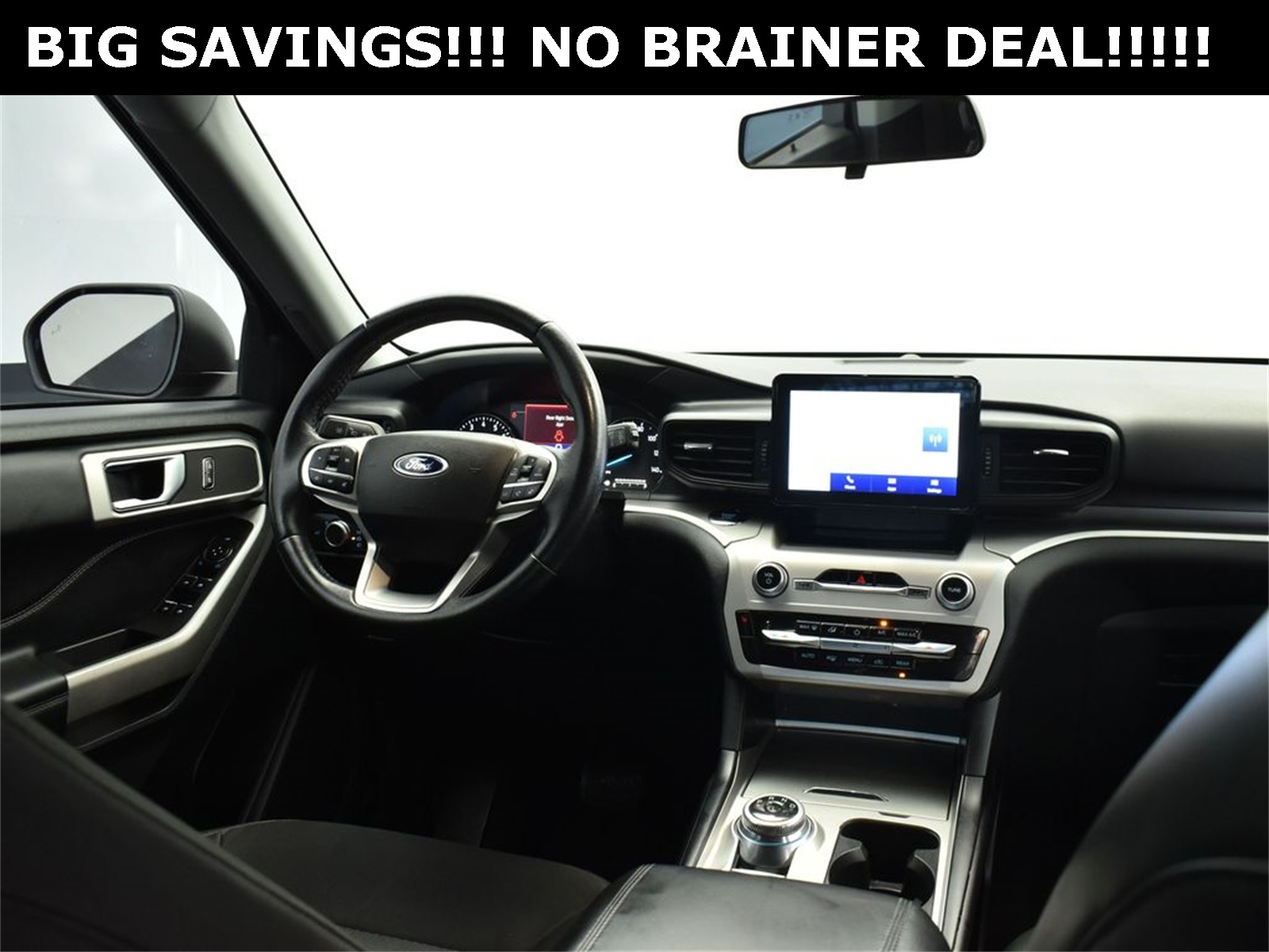 2022 Agate Black Metallic Ford Explorer XLT RWD SUV