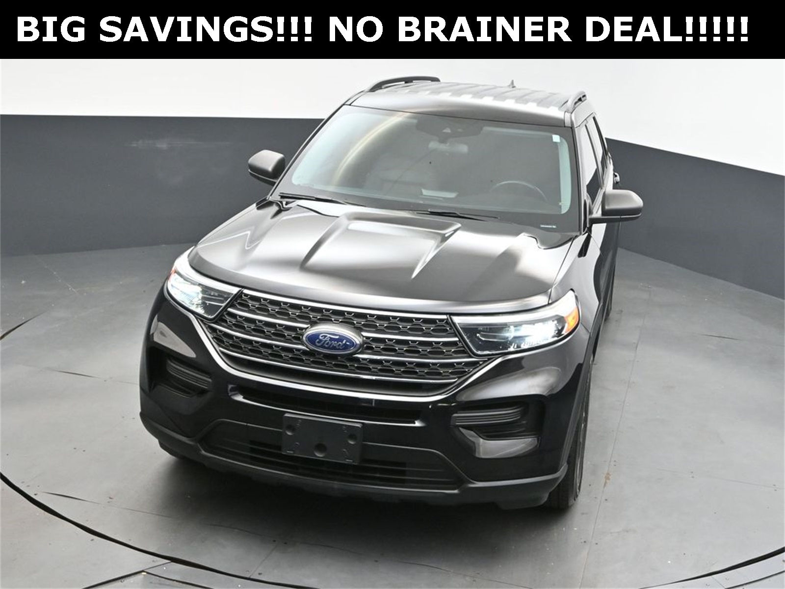 2022 Agate Black Metallic Ford Explorer XLT RWD SUV