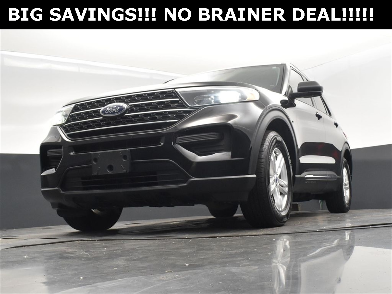 2022 Agate Black Metallic Ford Explorer XLT RWD SUV