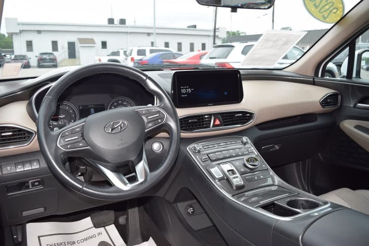 2023 Serenity White Pearl Hyundai Santa Fe SEL AWD SUV