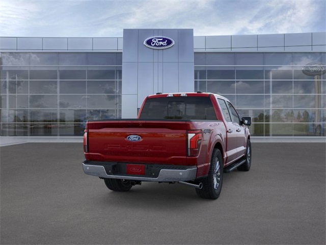 2025 Rapid Red Metallic Tinted Clearcoat Ford F-150 Lariat 4X4 Truck