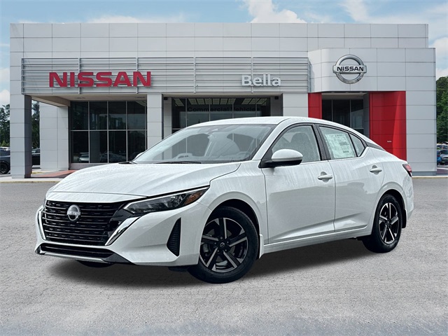 2025 Aspen White Tricoat Nissan Sentra SV FWD Sedan