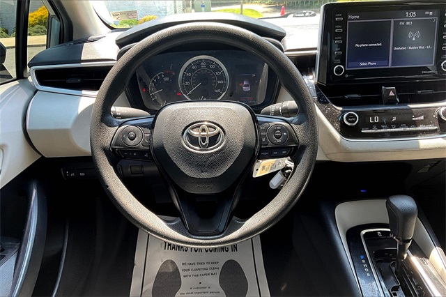 2021 Gray Toyota Corolla LE FWD Sedan