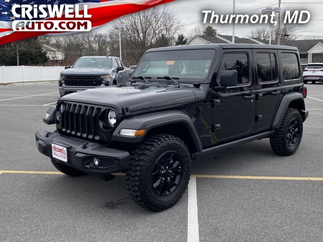 used 2021 Jeep Wrangler car, priced at $24,389
