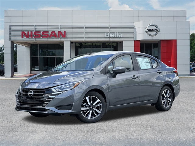 2025 Gun Metallic Nissan Versa 1.6 SV FWD Sedan