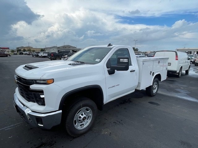 New 2024 White Chevrolet Work Truck image 2