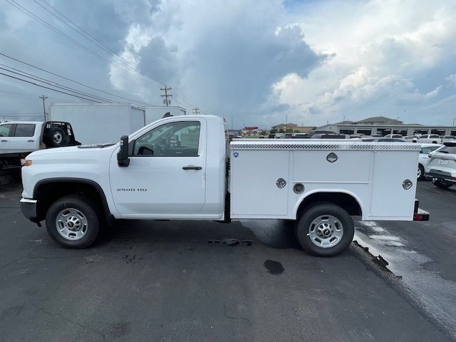 New 2024 White Chevrolet Work Truck image 3