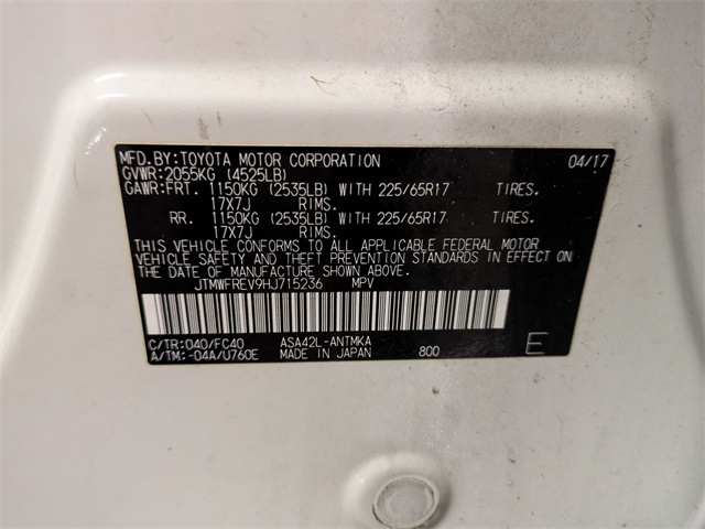 used 2017 Toyota RAV4 car, priced at $13,911