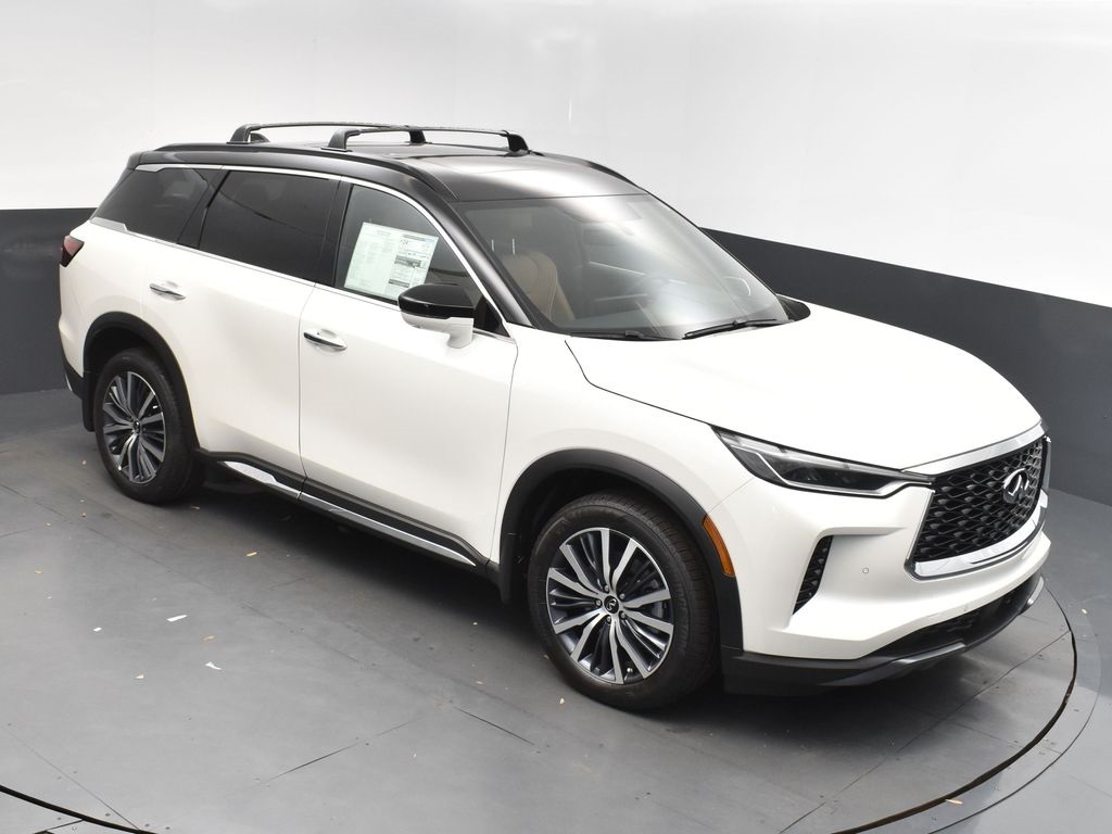 2025 Majestic White/Black Obsidian Infiniti QX60 Autograph AWD SUV