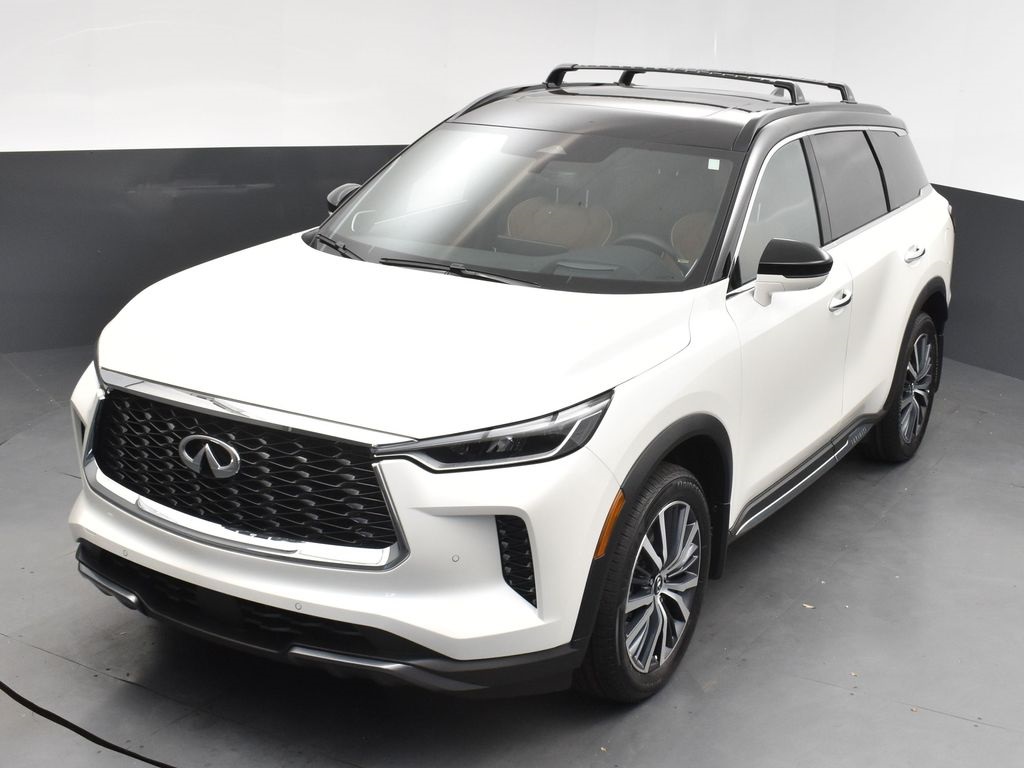 2025 Majestic White/Black Obsidian Infiniti QX60 Autograph AWD SUV