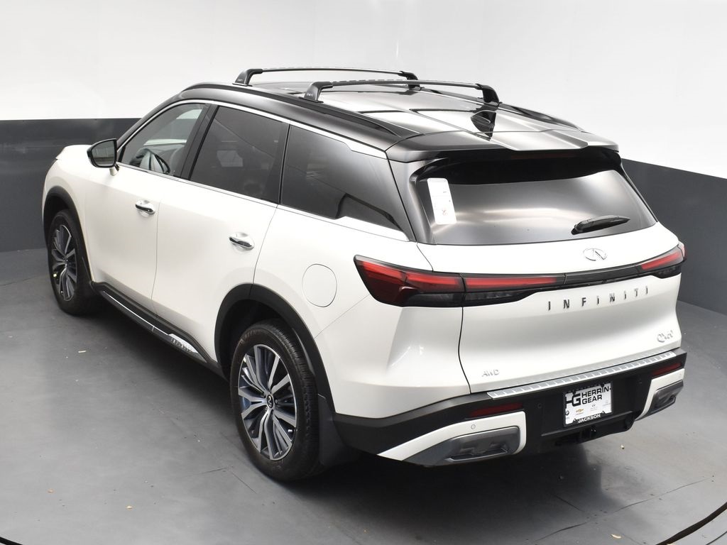 2025 Majestic White/Black Obsidian Infiniti QX60 Autograph AWD SUV