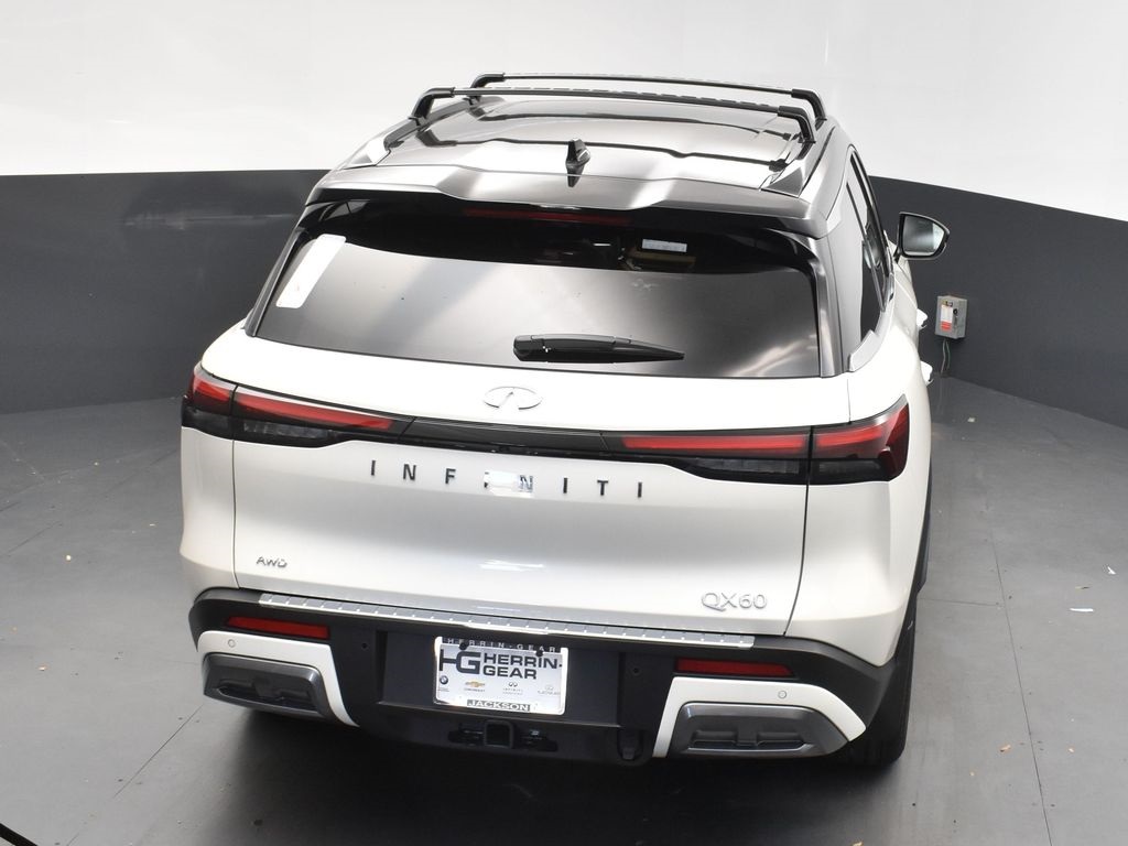 2025 Majestic White/Black Obsidian Infiniti QX60 Autograph AWD SUV