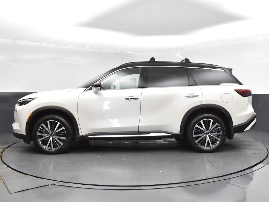 2025 Majestic White/Black Obsidian Infiniti QX60 Autograph AWD SUV