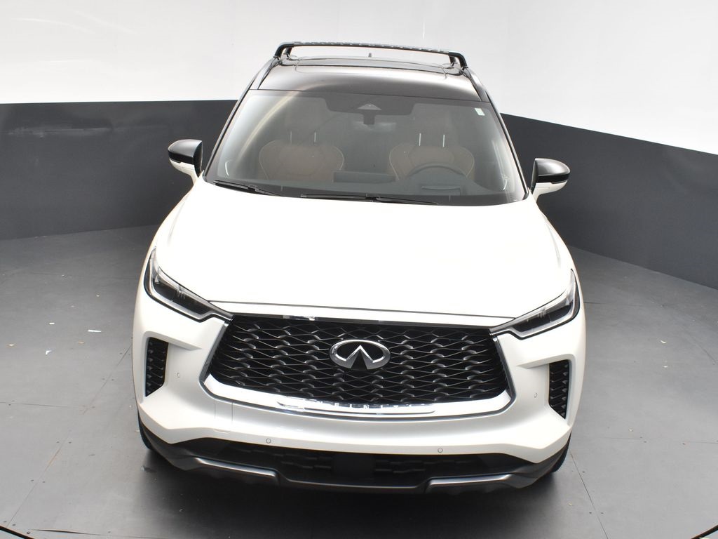 2025 Majestic White/Black Obsidian Infiniti QX60 Autograph AWD SUV