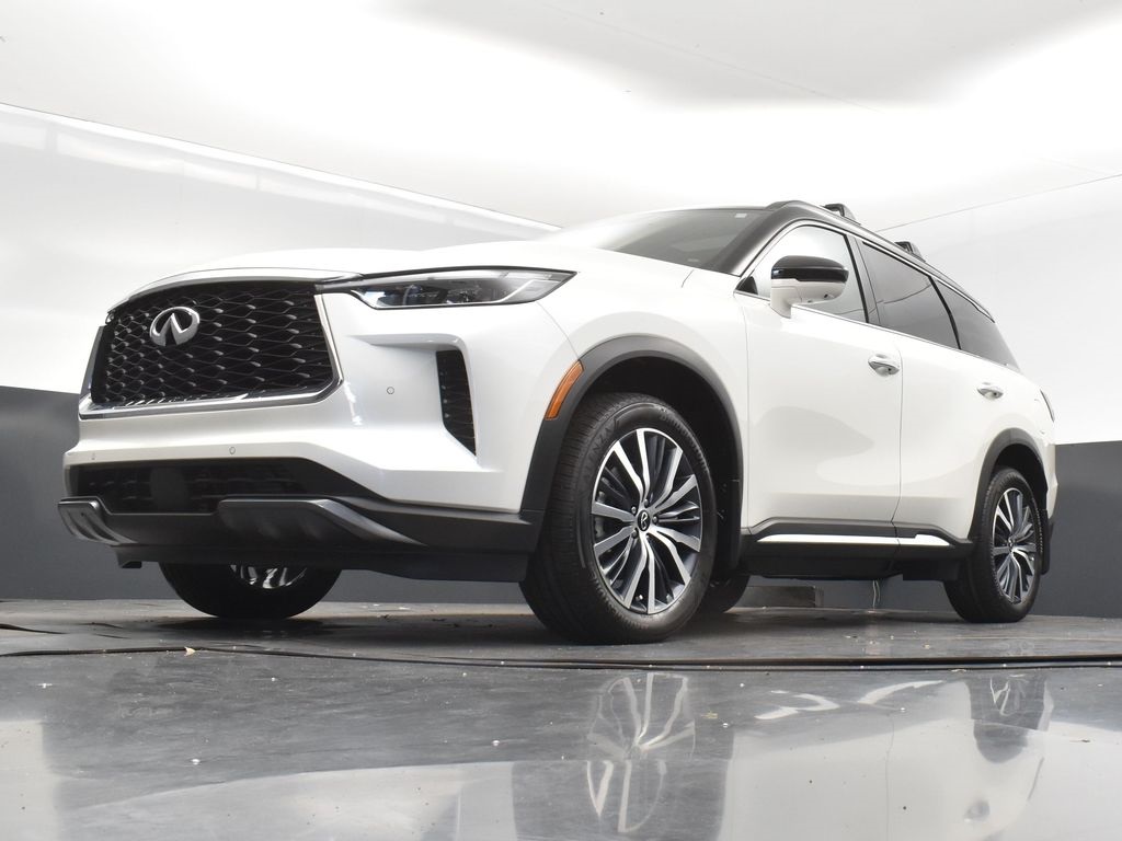 2025 Majestic White/Black Obsidian Infiniti QX60 Autograph AWD SUV