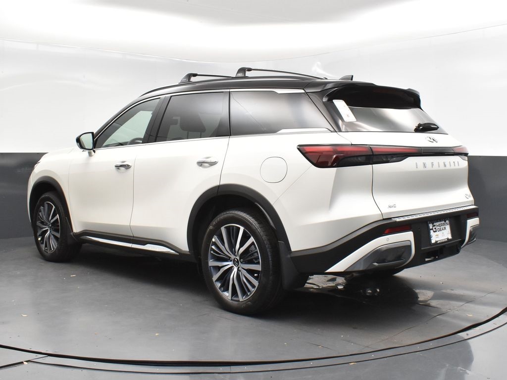 2025 Majestic White/Black Obsidian Infiniti QX60 Autograph AWD SUV
