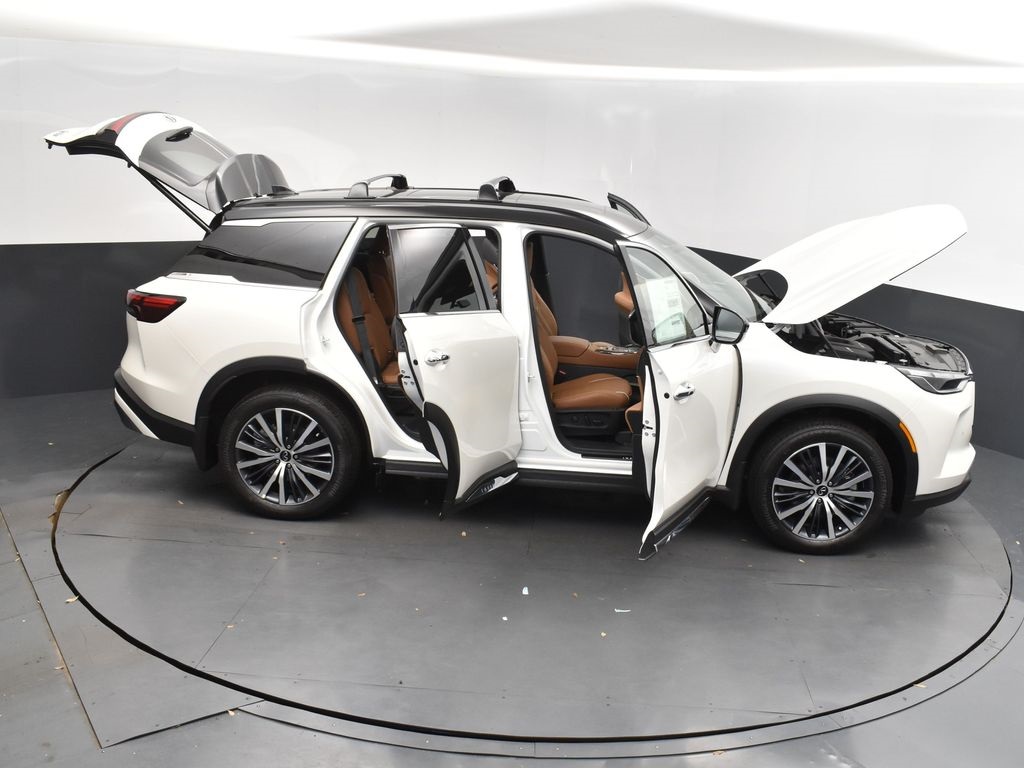 2025 Majestic White/Black Obsidian Infiniti QX60 Autograph AWD SUV