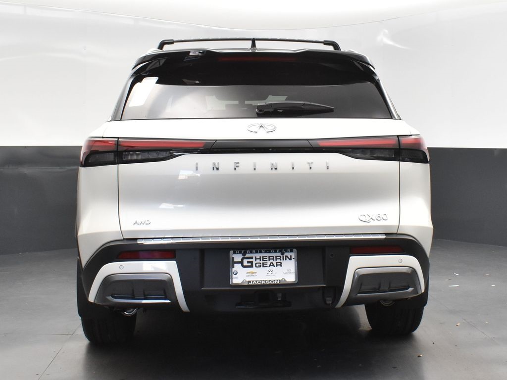 2025 Majestic White/Black Obsidian Infiniti QX60 Autograph AWD SUV